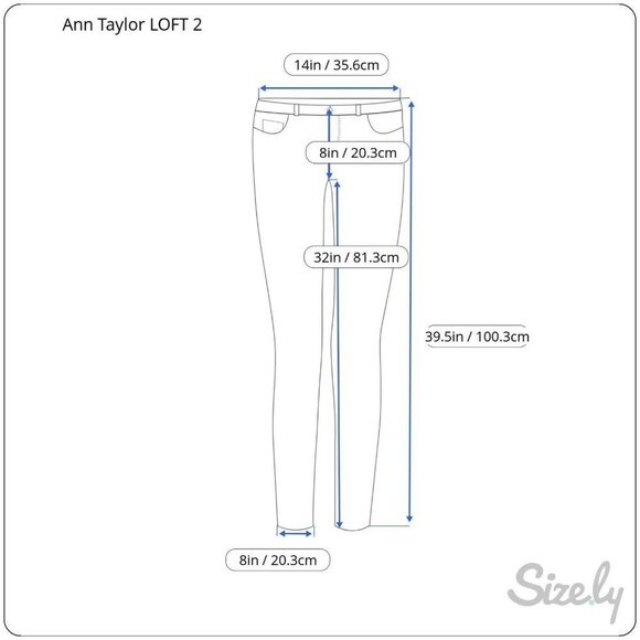 Ann Taylor LOFT Medium Wash Blue Curvy Fit Jeans - Picture 3 of 9